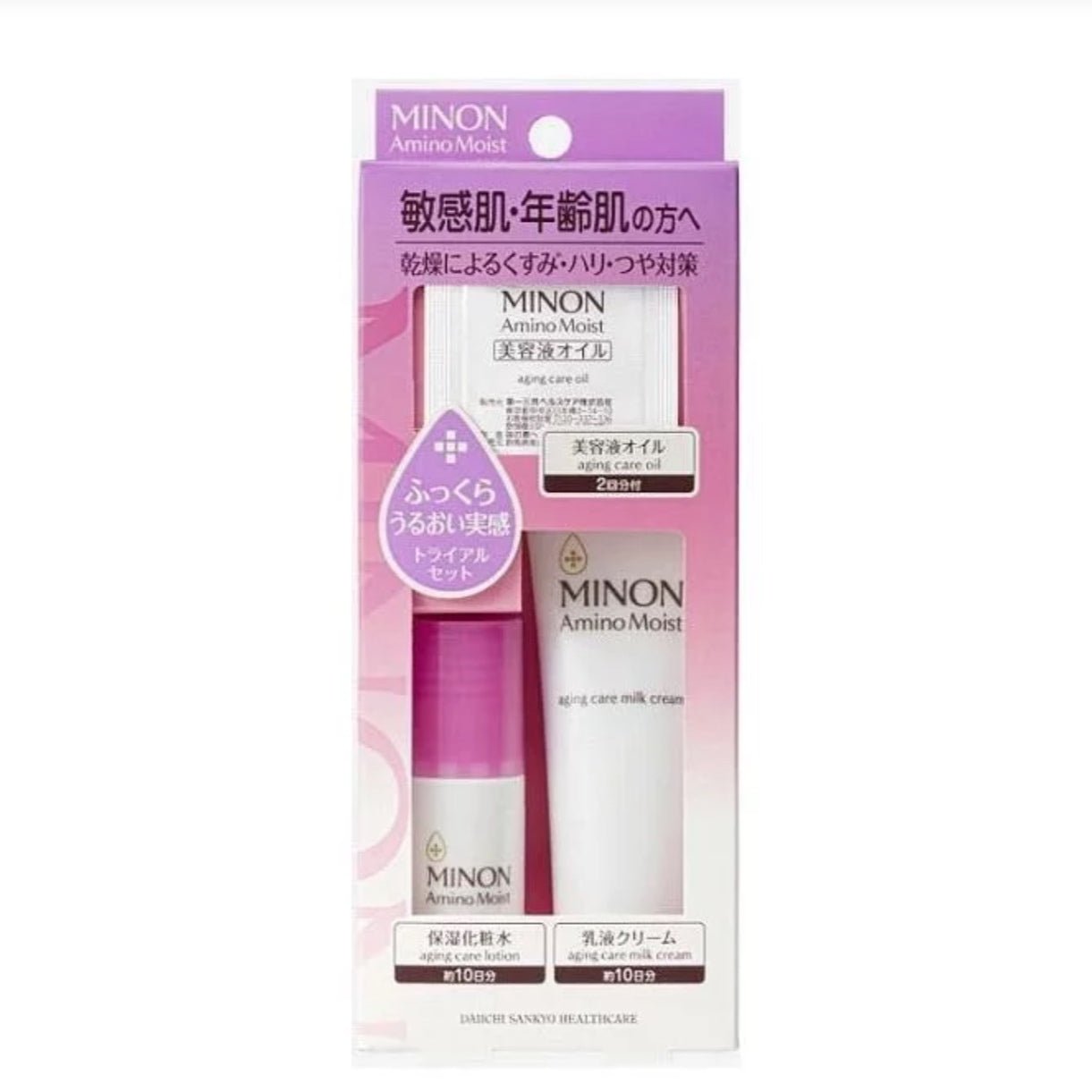 MINON 抗衰老保濕套裝（一套4件） - La Fée Beauty