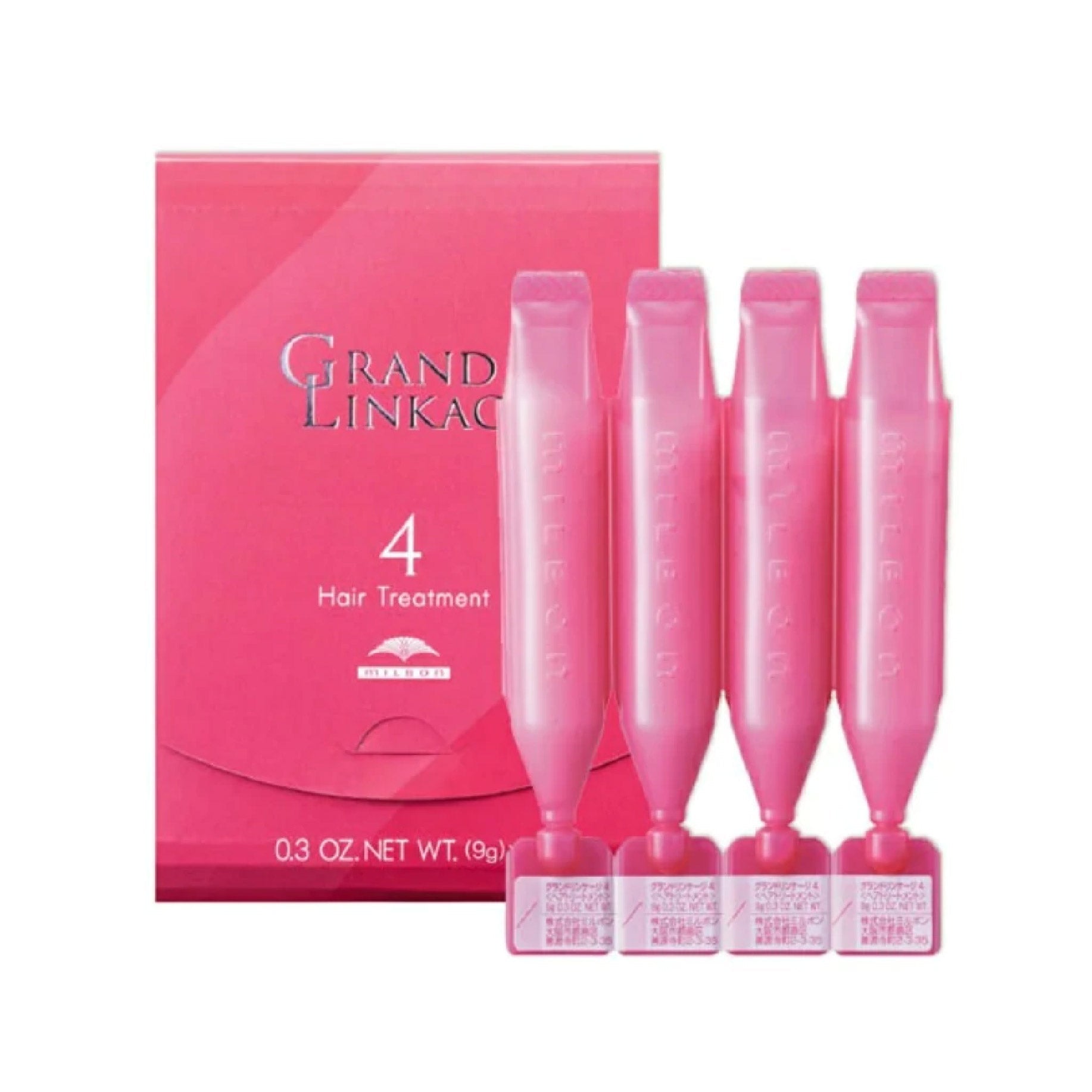 日本 升級護髮護色二合一髮膜 (MU4) Grand Linkage Hair Treatment 9g x 4 - La Fée Beauty