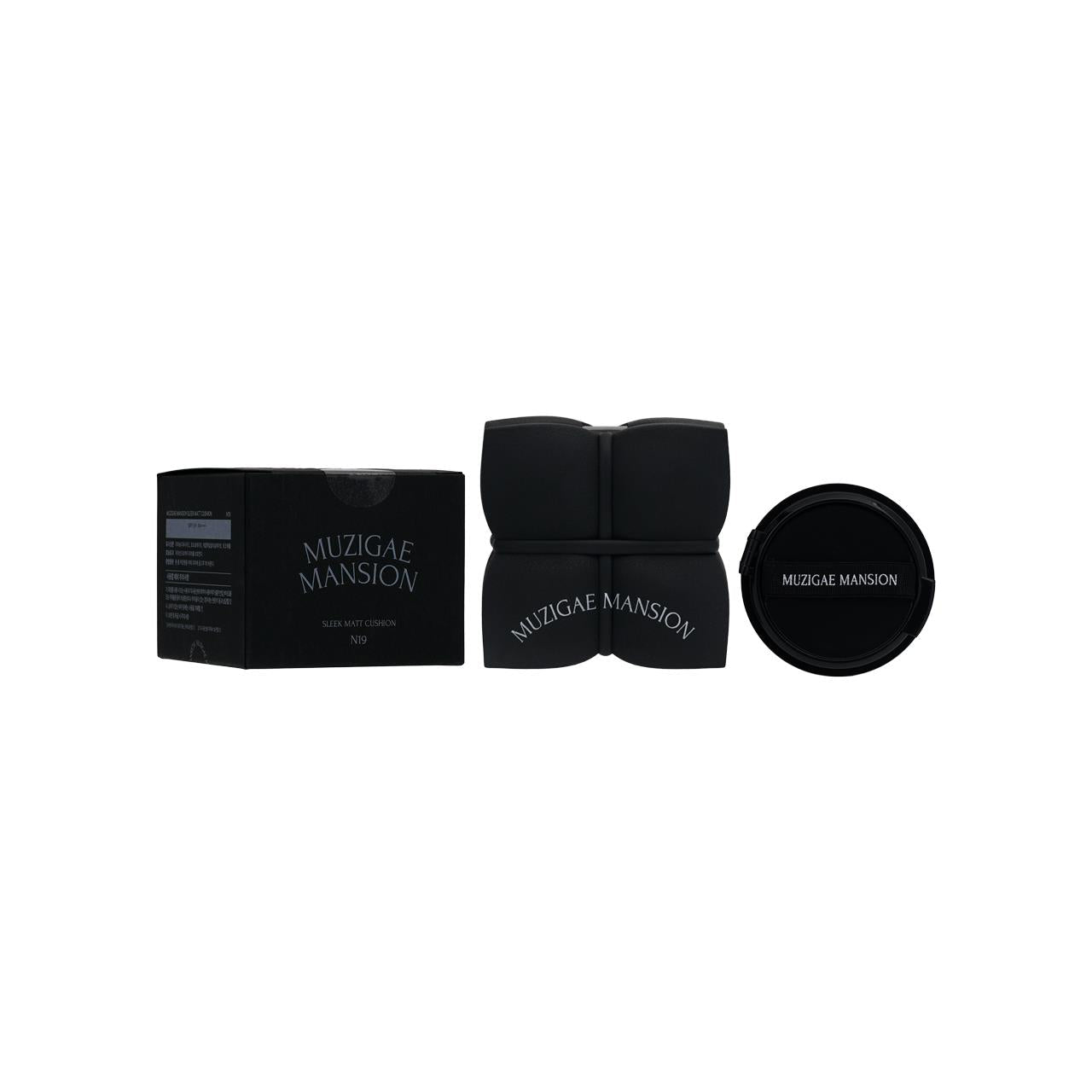 MUZIGAE MANSION Sleek Matt Cushion 水嫩霧面氣墊粉底 連Refill - La Fée Beauty