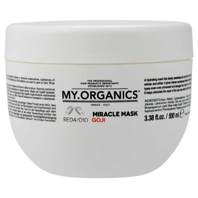 My Organics 有機杞子閃亮水凝髮膜 Goji Miracle Mask 500ml - La Fée Beauty