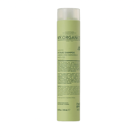 My Organics 有機純淨洗髮露 MY.PURE SHAMPOO LINSEED AND HAMAMELIS 250ML - La Fée Beauty