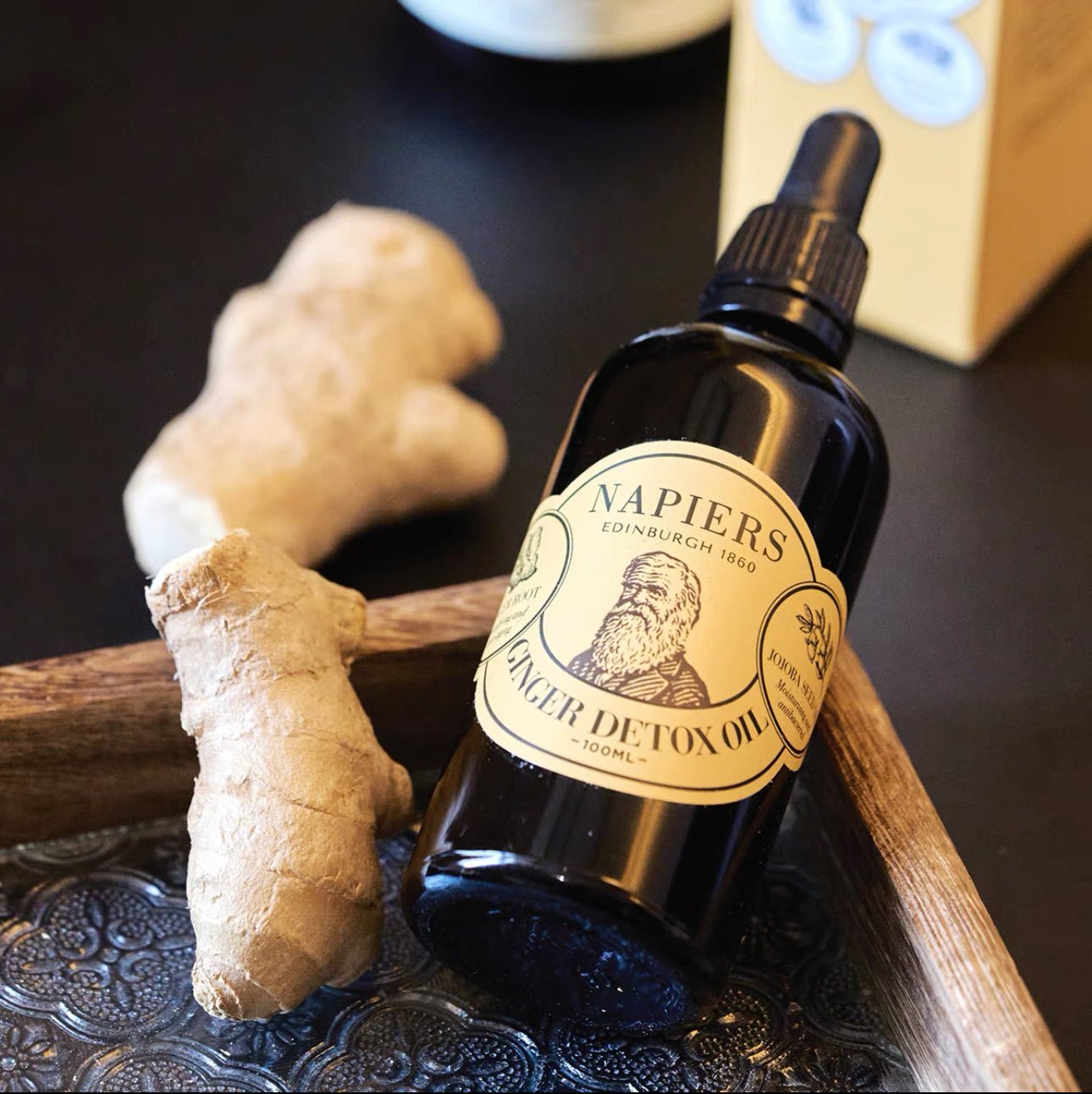 英國百年配方 Napiers 生薑暖身油 100ml 按摩護膚驅寒 暖身舒壓 - La Fée Beauty