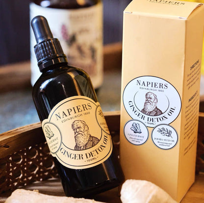 英國百年配方 Napiers 生薑暖身油 100ml 按摩護膚驅寒 暖身舒壓 - La Fée Beauty