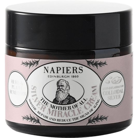英國 Napiers SILVER MIRACLE CREAM微銀舒敏安心面霜60ml 修復油敏痘肌 - La Fée Beauty