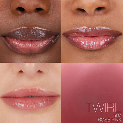NARS AFTERGLOW悅光凝亮唇油 限量版 TWIRL 玫瑰粉色 - La Fée Beauty