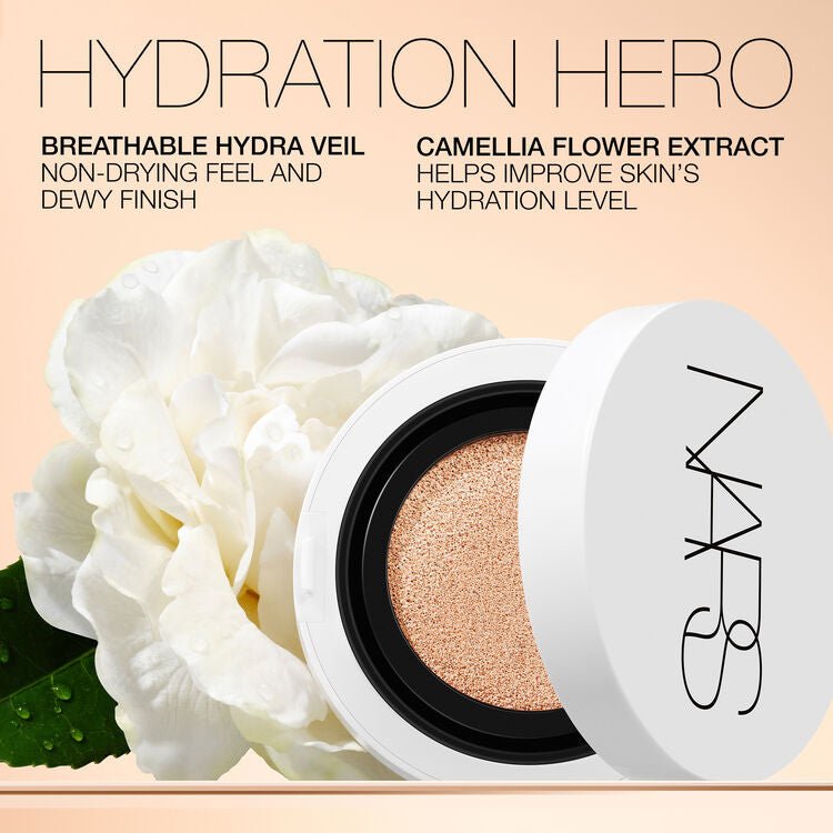 NARS 全新 LIGHT REFLECTING™ 亮肌精華氣墊粉底 SPF 50+/PA++ - La Fée Beauty