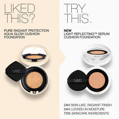 NARS 全新 LIGHT REFLECTING™ 亮肌精華氣墊粉底 SPF 50+/PA++ - La Fée Beauty