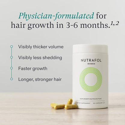 章小蕙推薦 Nutrafol 女性 生髮補充劑 讓頭髮更濃密強韌 120粒 - La Fée Beauty