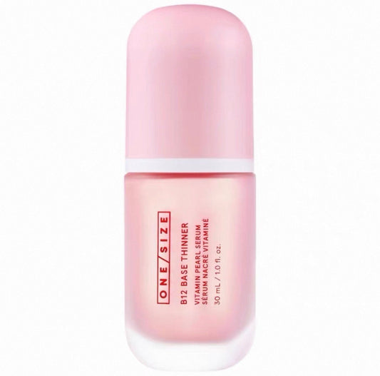 ONE/SIZE B12 BASE THINNER Vitamin Pearl Serum 維他命B12妝前精華乳 珠光提亮 隔離打底霜 豐盈保濕 30ml - La Fée Beauty