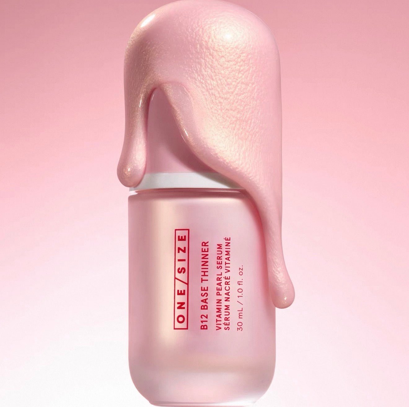 ONE/SIZE B12 BASE THINNER Vitamin Pearl Serum 維他命B12妝前精華乳 珠光提亮 隔離打底霜 豐盈保濕 30ml - La Fée Beauty