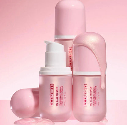 ONE/SIZE B12 BASE THINNER Vitamin Pearl Serum 維他命B12妝前精華乳 珠光提亮 隔離打底霜 豐盈保濕 30ml - La Fée Beauty