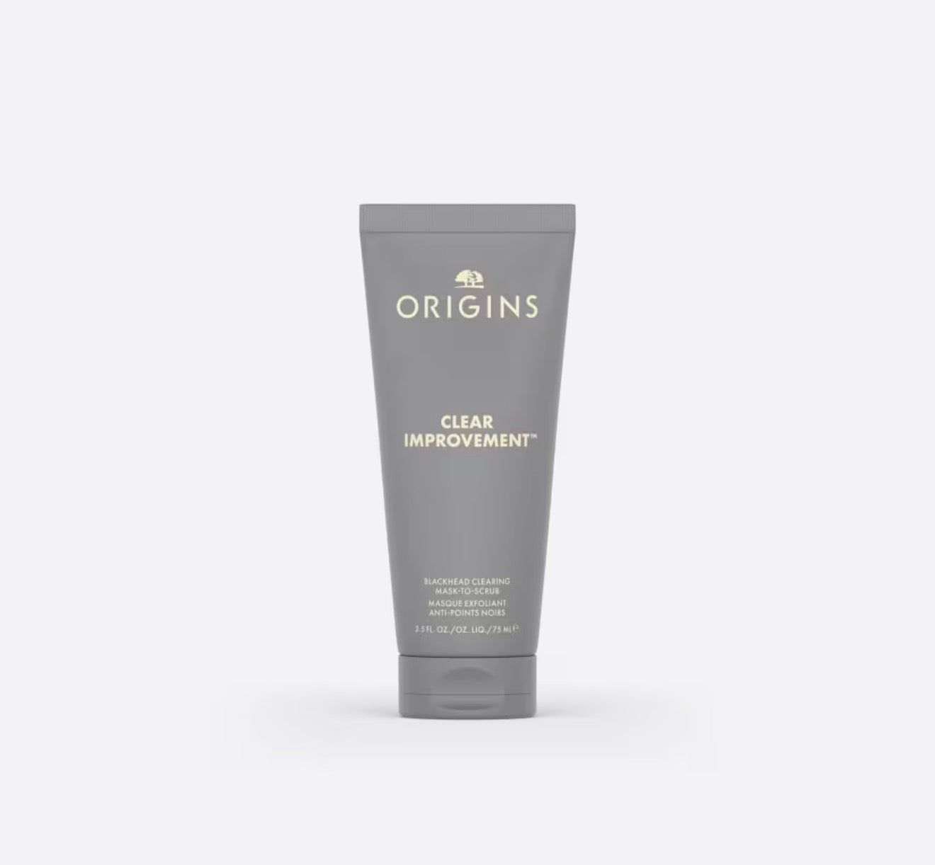 Origins悅木之源 CLEAR IMPROVEMENT™ Blackhead Clearing Charcoal Mask 活性炭黑頭潔淨面膜 75ml - La Fée Beauty