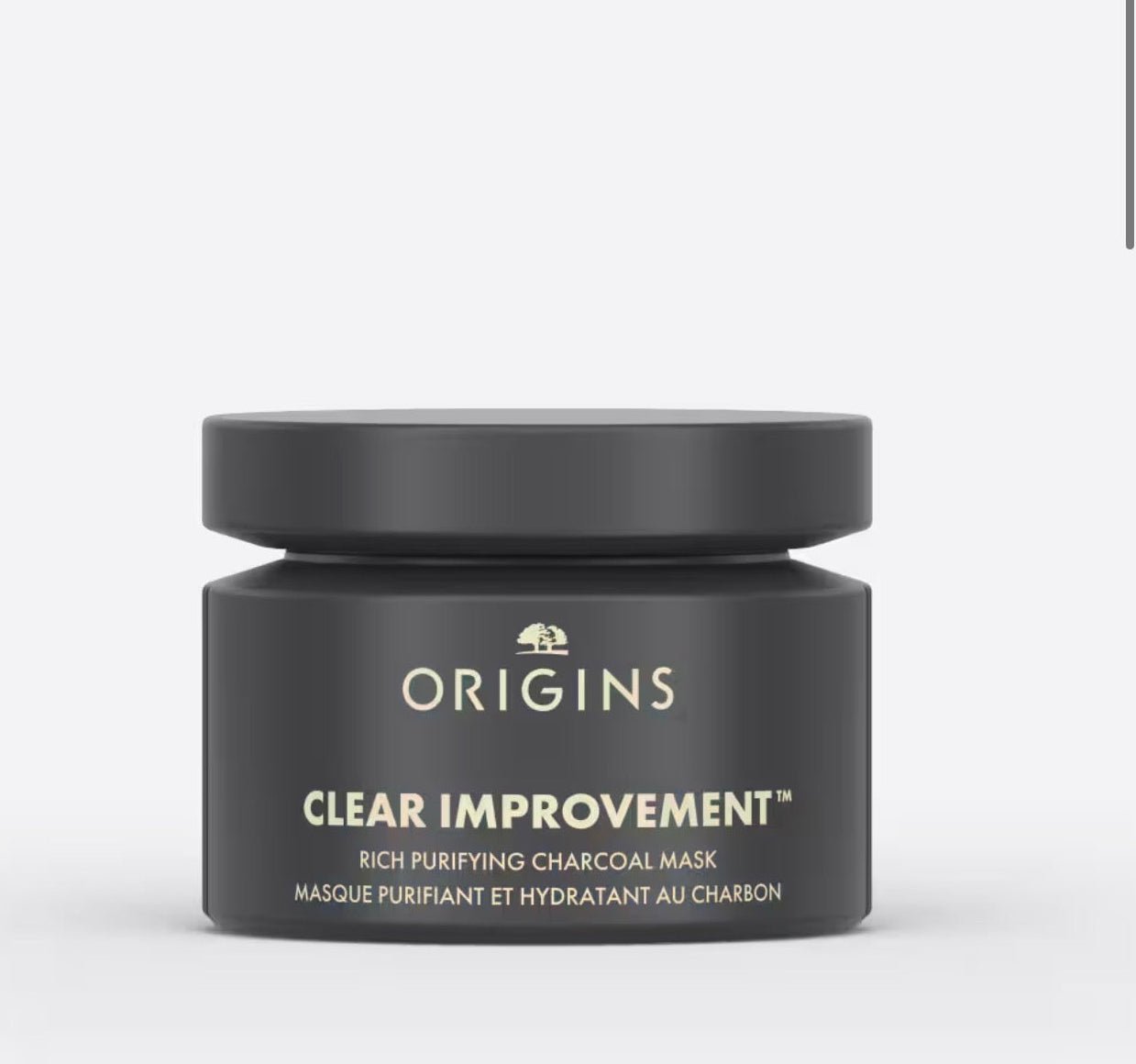 Origins悅木之源 CLEAR IMPROVEMENT™ Rich Purifying Charcoal Mask 竹炭奇亞籽溫和潔淨面膜 75ml - La Fée Beauty