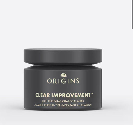 Origins悅木之源 CLEAR IMPROVEMENT™ Rich Purifying Charcoal Mask 竹炭奇亞籽溫和潔淨面膜 75ml - La Fée Beauty