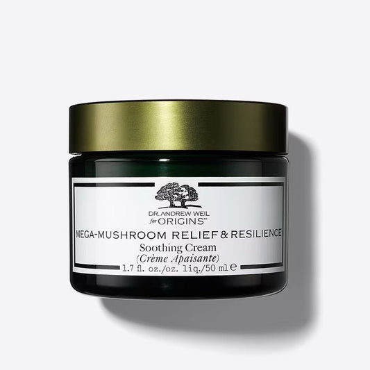 Origins悅木之源 Mega-Mushroom Relief & Resilience Soothing Cream 靈芝菇菌抗逆健膚紓緩面霜 50ml - La Fée Beauty