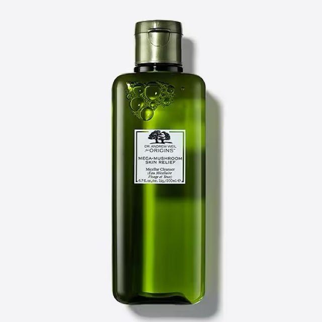 Origins悅木之源 Mega-Mushroom Skin Relief Micellar Cleanser 靈芝菇菌抗逆健膚潔面水 200ml - La Fée Beauty