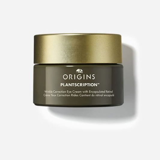 Origins悅木之源 PLANTSCRIPTION™ Wrinkle Correction Eye Cream With Encapsulated Retinol 悅肌再生緊緻抗皺眼霜 15ml - La Fée Beauty