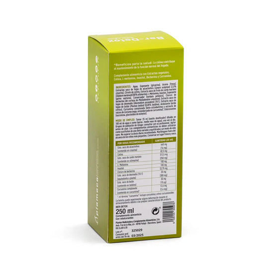 西班牙 Plameca Ber-Detox 波利王益肝露 奶薊草飛薊250ml - La Fée Beauty