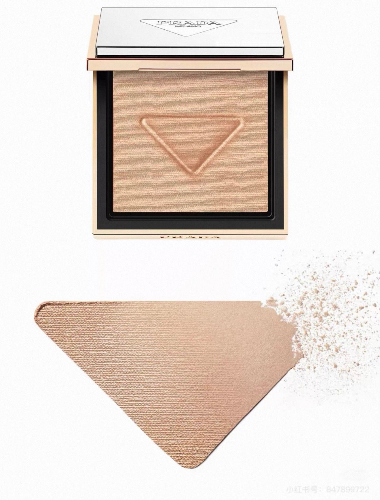 PRADA 普拉達 光彩高光粉餅 01 CHAMPAGNE 5g - La Fée Beauty
