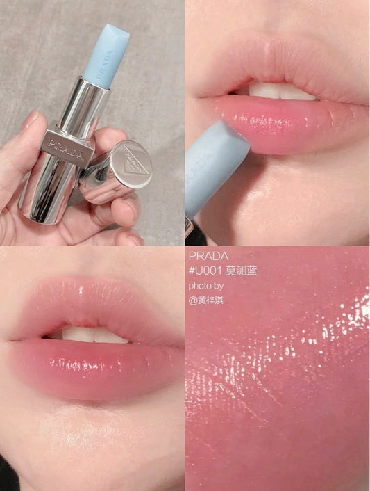 PRADA 斷貨王🩵超美冰藍🩵變色潤唇膏U001 3.8g - La Fée Beauty