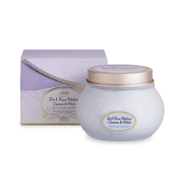 Sabon 療癒薰衣草清新瑩亮2合1 面部磨砂潔面霜 200ml - La Fée Beauty