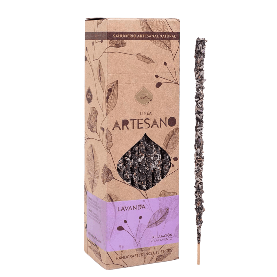 Sagrada Madre 手工香薰條 工匠系列香薰棒 天然線香 聖木+薰衣草 一盒30支 - La Fée Beauty