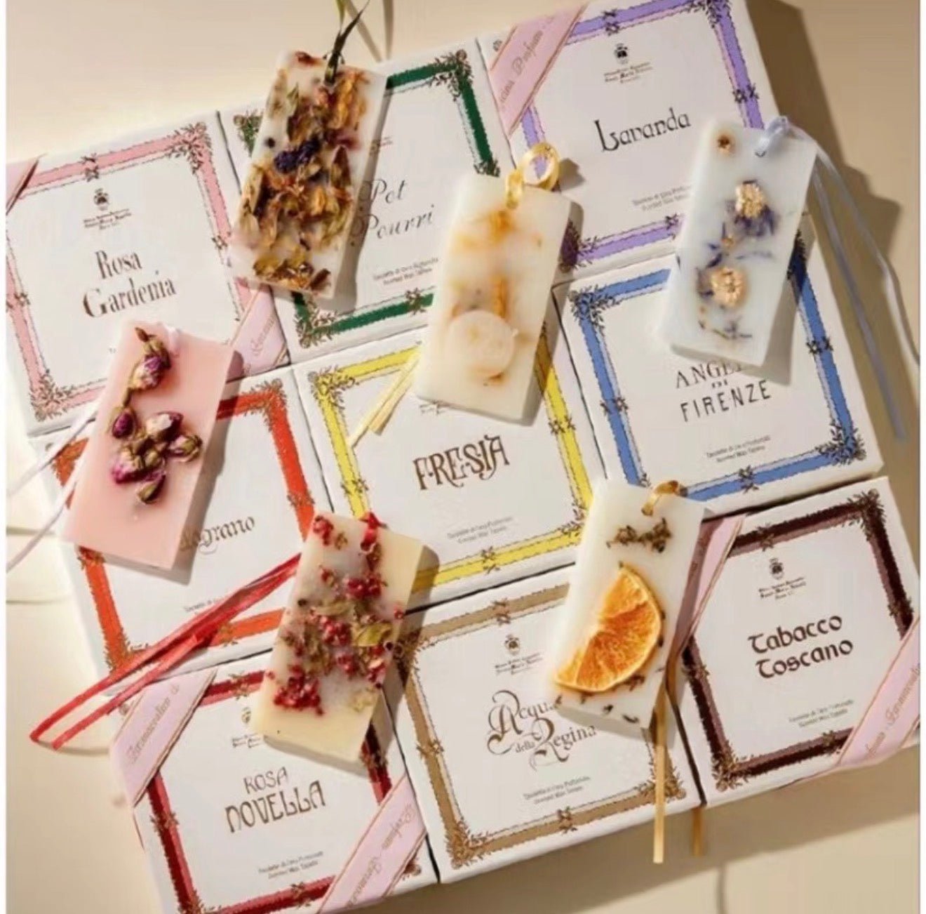 Santa Maria Novella Tavolette Di Cera Profumata Scented Wax Tablets 意大利當代皇室御用品牌:聖塔瑪利亞諾維拉修道院-衣櫃香薰蠟片 30g x2 - La Fée Beauty