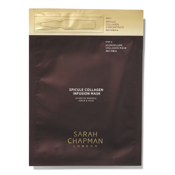 新款上市 Sarah Chapman Spicule Collagen Infusion Mask 面膜兩步式導入膠原煥膚細膩毛孔 1片 - La Fée Beauty