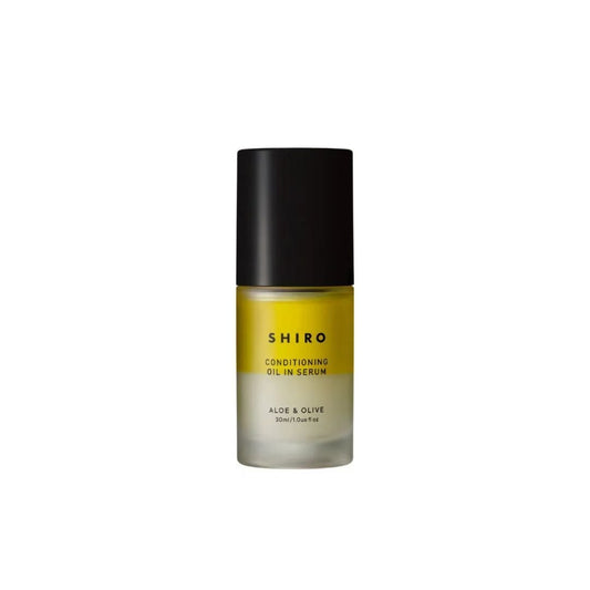 日本 SHIRO 有機品牌 Aloe & Olive Oil in Serum Conditioning Oil in Serum 蘆薈橄欖油精華液 30ml - La Fée Beauty