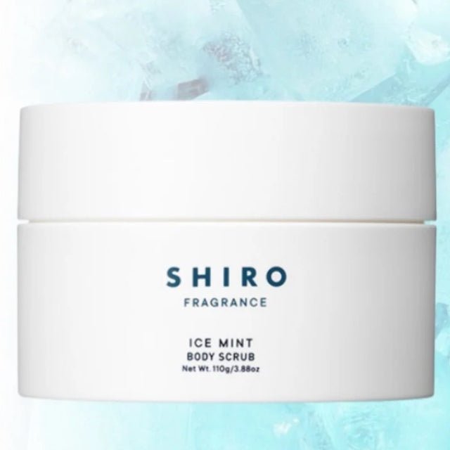 日本 SHIRO 有機品牌 冰涼薄荷身體磨砂膏 ICE MINT BODY SCRUB 110g - La Fée Beauty