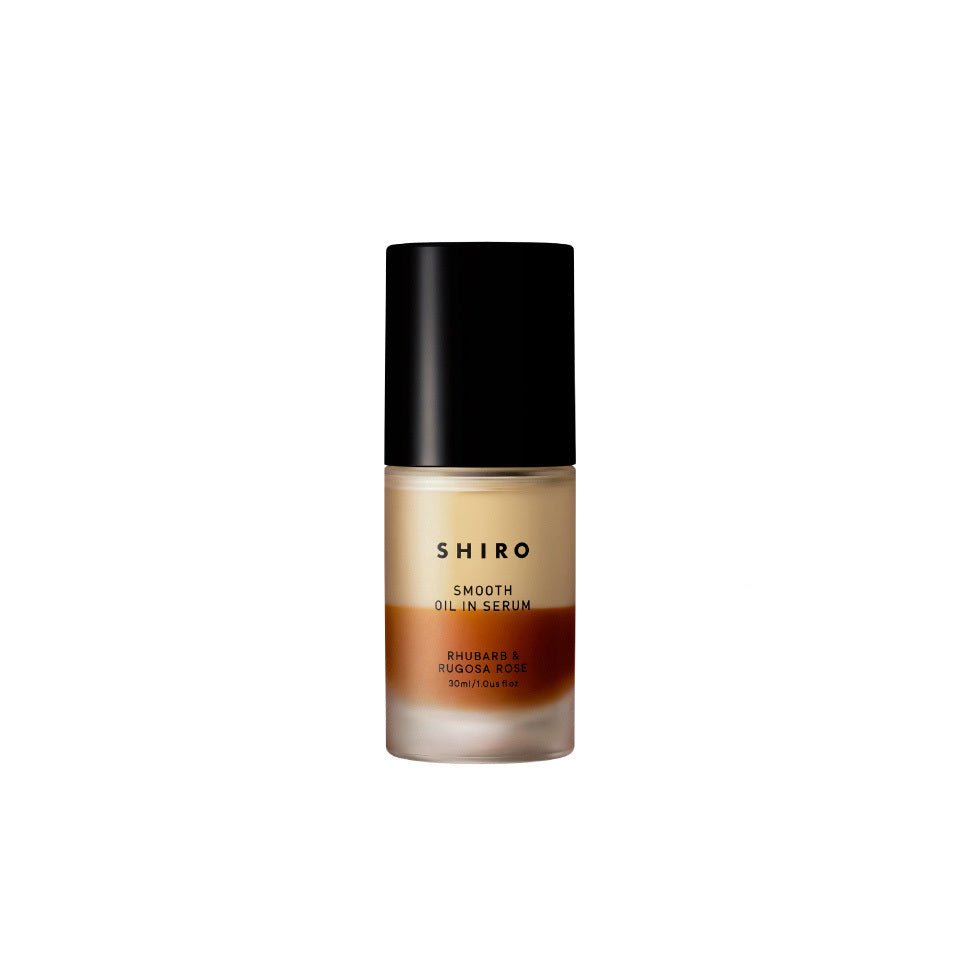 日本 SHIRO 有機品牌 Rhubarb & Rugosa Rose Oil in Serum 大黃玫瑰油雙層美容精華 30ml - La Fée Beauty