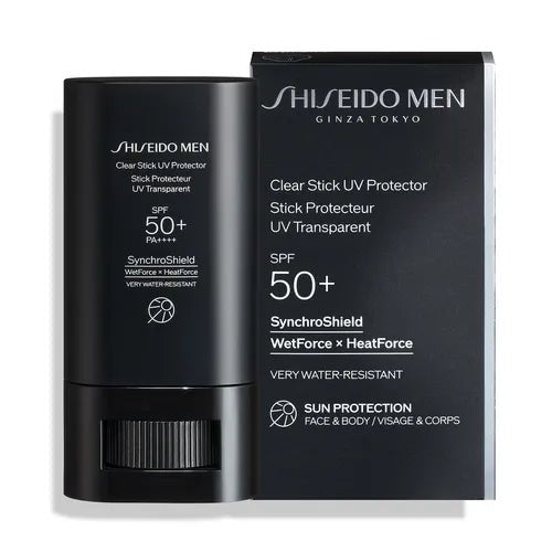 Shiseido 資生堂 男士 全天候抗御透明防曬棒 SPF50+PA++++20g - La Fée Beauty