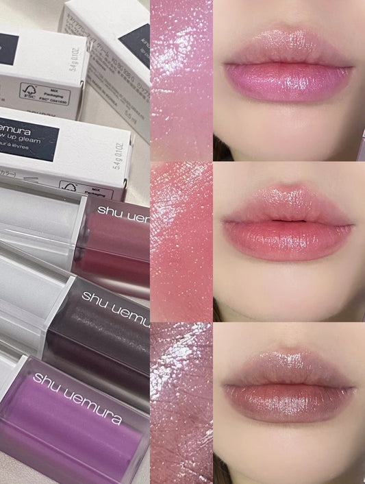 Shu uemura 植村秀 全新升級 絹感潤護水光星閃唇釉 5.6g - La Fée Beauty