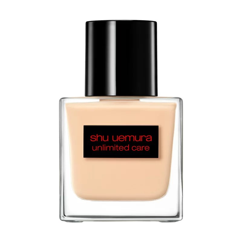 Shu uemura 植村秀 unlimited care 無限修護透光精華粉底液 「透光小方瓶」 35ml - La Fée Beauty