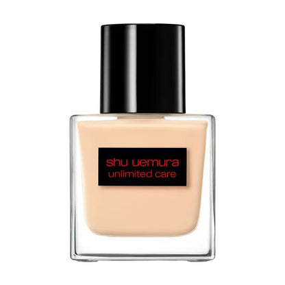 Shu uemura 植村秀 unlimited care 無限修護透光精華粉底液 「透光小方瓶」 35ml - La Fée Beauty