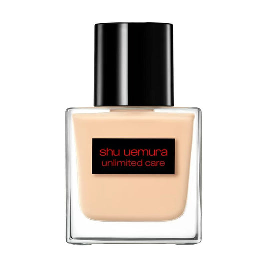 Shu uemura 植村秀 unlimited care 無限修護透光精華粉底液 「透光小方瓶」 35ml - La Fée Beauty