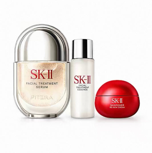 SKII 新品 神仙鎖精華套裝 (鎖頭精華50ml ➕神仙水30ml➕面霜15g) - La Fée Beauty