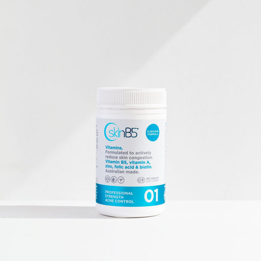 SkinB5 Professional Strength Acne Control Vitamins 臨床加強版 特強痤瘡控製片 180粒 - La Fée Beauty
