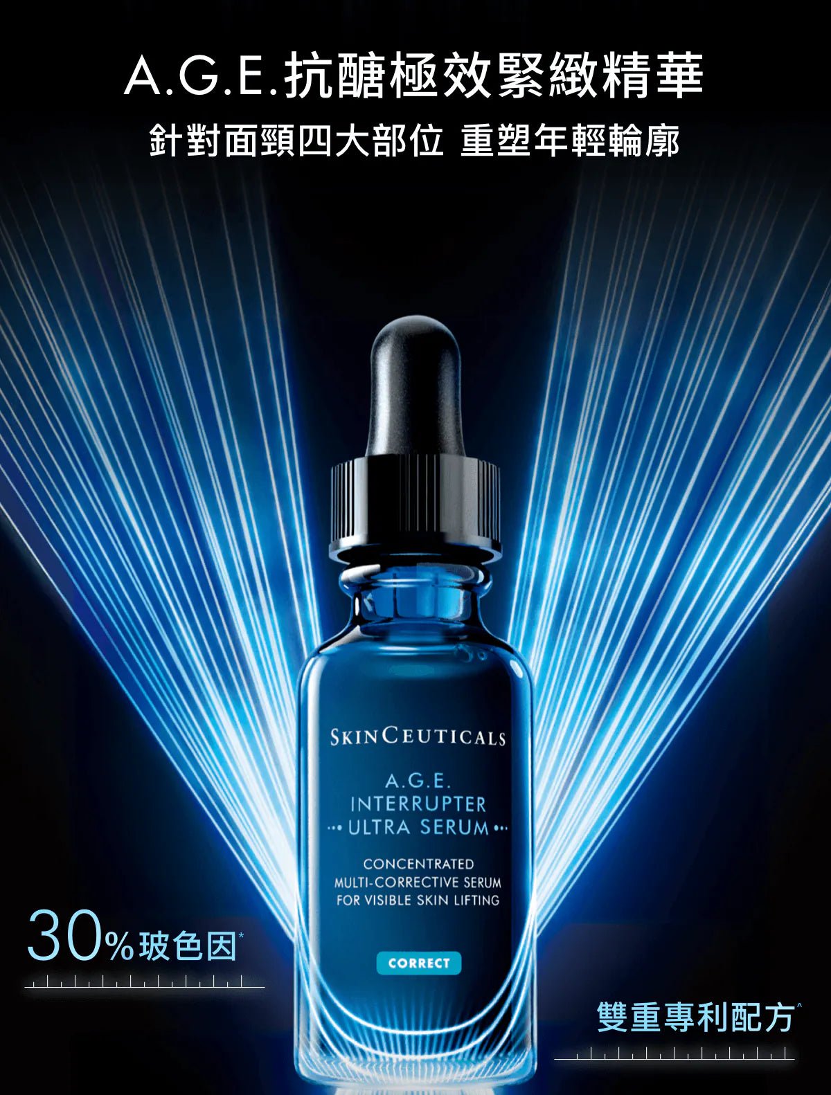 SkinCeuticals 新品 A.G.E.抗醣極效緊緻精華 修護精華 - La Fée Beauty