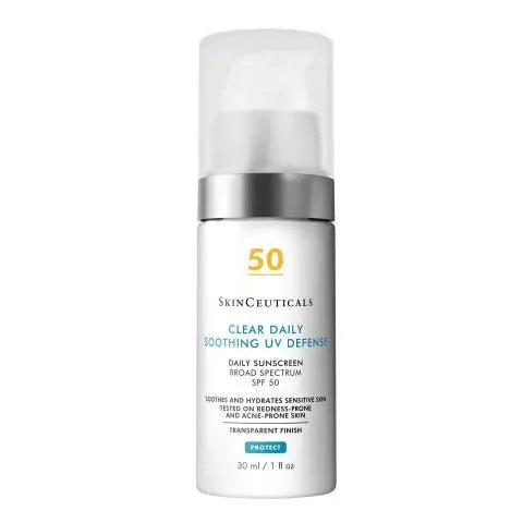 SkinCeuticals 修麗可 Clear Daily Soothing UV Defense 補濕舒敏抗紅UV防曬霜 SPF 50 30ml - La Fée Beauty