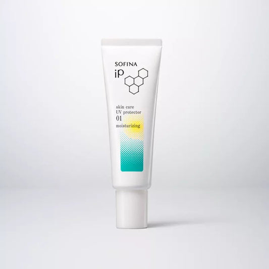 SOFINA 蘇菲娜 Skin Care UV Protect Emulsion 01 Moisturizing SPF50+ PA++++長效補濕護膚防曬乳霜 30g - La Fée Beauty