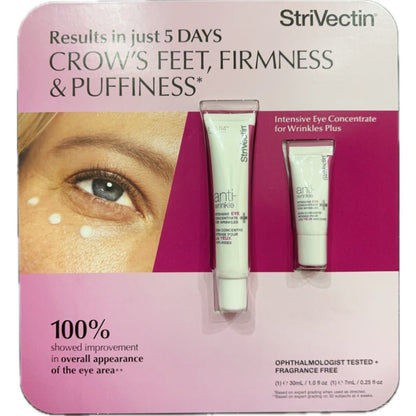 StriVectin 思薇婷 Anti-Wrinkle Intensive Eye Concentrate For Wrinkle Plus 精湛抗皺眼霜 30ml + 7ml - La Fée Beauty