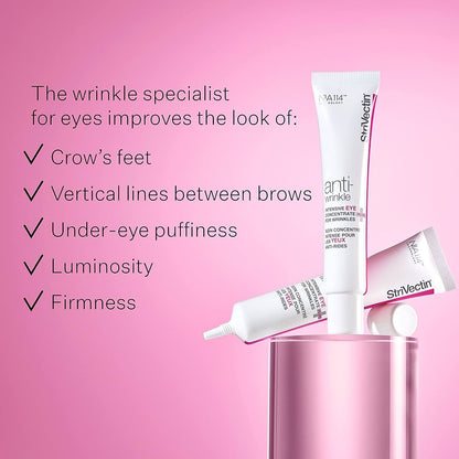 StriVectin 思薇婷 Anti-Wrinkle Intensive Eye Concentrate For Wrinkle Plus 精湛抗皺眼霜 30ml + 7ml - La Fée Beauty