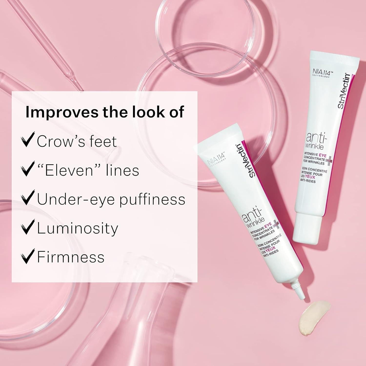 StriVectin 思薇婷 Anti-Wrinkle Intensive Eye Concentrate For Wrinkle Plus 精湛抗皺眼霜 30ml + 7ml - La Fée Beauty