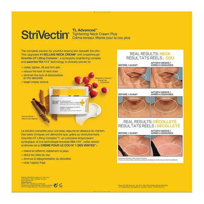 StriVectin 思薇婷 StriVectin TL Advanced™ Tightening Neck Cream PLUS 升級頸部緊緻精華霜 30ml - La Fée Beauty