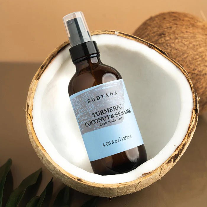 章小蕙推薦 SUDTANA 薑黃椰子身體油 潤膚油 120ml - La Fée Beauty