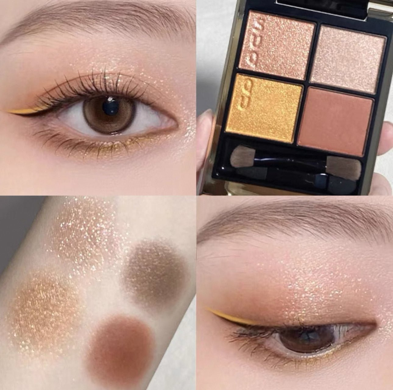 日本 本土版 SUQQU Signature Colour Eyes 四色眼影盤 10彩葉集 - La Fée Beauty