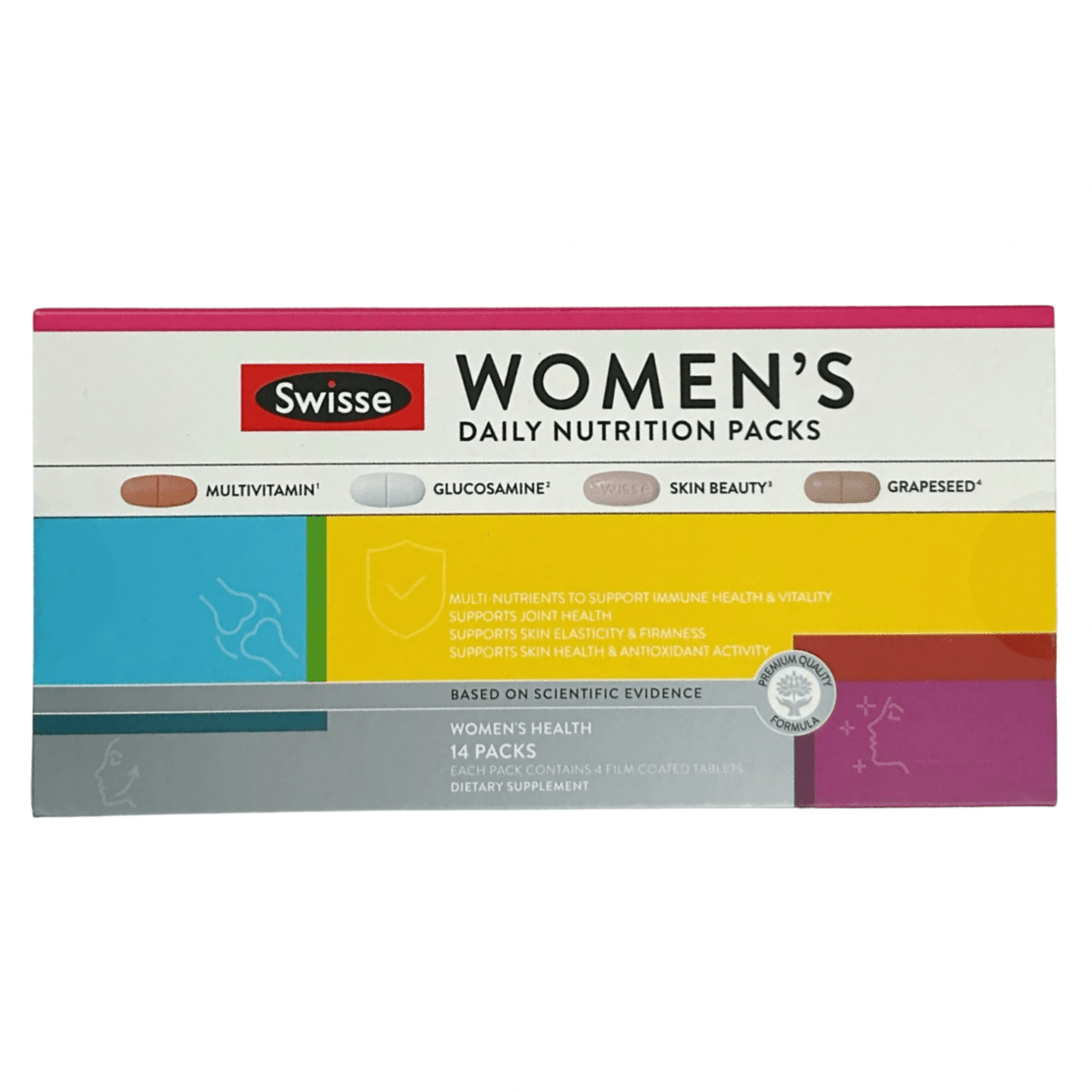 Swisse Ultiboost 斯維詩 女士定制每日營養包 年輕好氣色 14袋*3盒 - La Fée Beauty