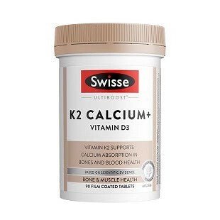 澳洲 Swisse Ultiboost K2 Calcium+ 90粒 - La Fée Beauty