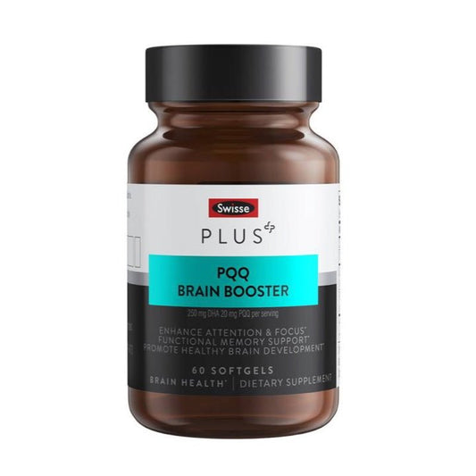最新 Swisse Ultiboost PLUS PQQ 深海純淨腦黃金 60粒 - La Fée Beauty